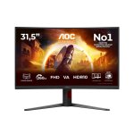 Écran PC AOC G4 C32G4Z 31,5" Full HD 260Hz VA Incurvé HDR10 Réglable Hauteur
