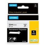 Nastro per stampanti etichette DYMO Rhino 24 mm x 5,5 m nero su bianco