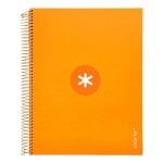 Quaderno A4 Antartik Spirale Copertina Rigida 5 Bande Colore Giallo Senape