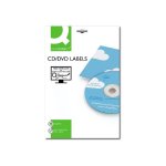 Etiqueta Adhesiva Q-Connect KF01579 Caja 25 Hojas Din A4 CD-ROM