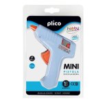 Pistola Termofusible Plico Mini con Sistema Anti-goteo y 3 Barras