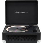 Reproductor CD Prixton Boogie Vintage 6W RMS Bluetooth Radio FM AUX Negro