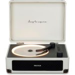 Reproductor CD Prixton Boogie Vintage 6W RMS Bluetooth Radio FM AUX Blanco