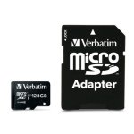 MicroSDXC Karte Verbatim Premium 128 GB Klasse 10 UHS-I 45 MB/s