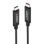 Cable USB C Lindy 43308 5 m USB 3.2 Gen 2 10 Gbit/s Negro