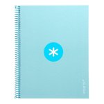 Quaderno Antartik A4 80 fogli 90g Raya Hor. Turquesa