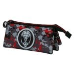 Estuche escolar portatodo triple Spiderman Karactermania multicolor
