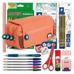 Estuche escolar triple Grafoplás BitsBobs con 40 utensilios de primeras marcas
