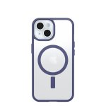 Capa OtterBox React transparente violeta MagSafe para iPhone 17e/16e/15/14/13