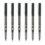Penna Roller Pilot V7 Hi-tecpoint Punta Fine 0.7 mm Nero