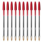 Bic - Set di 10 penne BIC Cristal Original Rosse