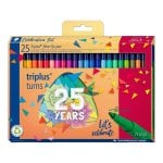 Rotulador Staedtler Triplus Color 25 cores ponta fibras