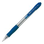 Penna Pilot Super Grip Blu a Sfera Media Inchiostro a Olio