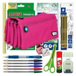 Astuccio Scolastico Quadruplo Grafoplas Bitsbobs Magenta