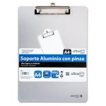 Supporto Documenti Office Box Alluminio A4 con Molletta