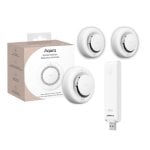 Pack 3 Detectores de Humo Aqara SD-S01D +  1 Central Domótica Aqara Hub M100