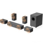 Barra Audio Hiwill-audio N512 5.1.2 400W Bluetooth Subwoofer Nero