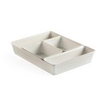 Set de 5 Organizadores de Cajones Tatay Bohol Sky White Plástico Reciclado