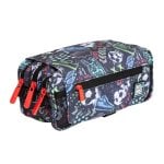 Estuche Portatodo Triple Grafoplás Bits and Bobs Design 23 x 10 x 10 cm
