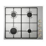 Placa de gas DeLonghi YLG 60 L 4 zonas acero inoxidable integrable