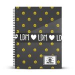 Cuaderno Espiral A5 Karactermania La Diversión de Martina 120 Hojas Cuadro 5 mm