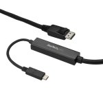 Cable Adaptador USB-C a DisplayPort 4K 60Hz StarTech 3m Negro