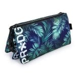 Estuche escolar portatodo triple Prodg Distropic Azul Oscuro