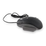 Ratón LMP Elite Pro USB Tipo C 6400 DPI Negro Ergonomía Mano Derecha