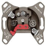 Multiprise Axing BSD 963-11N 3 prises R/TV+SAT Gris certifiée CE