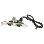 Adaptador Interno USB para 2 Portas Série RS232 Placa Base StarTech