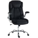 Homcom Silla De Escritorio Ergonómica Con Respaldo Alto Negro