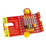 Lápices de Colores Giotto Super Bebé Caja de 6 Unidades con Sacapuntas
