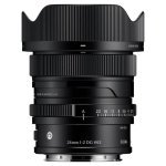 Objectif Sigma 24mm F2 DG Contemporary Monture Sony E Parasol Noir