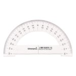 Trasportatore Semcircolare Liderpapel 14 cm Plastica Trasparente