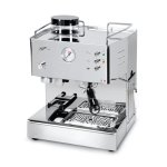 Máquina de café expresso Quick Mill Pegaso semi-automática 1200 W aço inox com moinho integrado