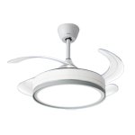 Ventilador de Techo HTW VT-33RET2 32W 6 Velocidades Mando a Distancia con Luz LED Silencioso