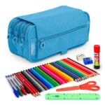 Borsa Triple Officebox Colepack Eco Azzurro Chiaro con Materiale Scolastico Incluso