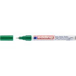 Marcador Permanente Edding 780 Punta Fina Verde Blanco Aluminio