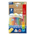 Lápices de Color Triangular Staedtler Noris Jumbo 128 + Afilalápices