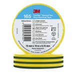 Nastro isolante 3M 165YG1E Giallo PVC 10 m 15 mm
