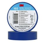 Cinta Aislante 3M 165BL1E Azul PVC 600V 10m