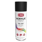 Pintura Acrílica en Spray CRC 400 ml Negro Resistente a la Intemperie RAL 9005