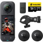 Cámara Deportiva Insta360 X5 Motorcycle Bundle 8K UHD WIFI 360º Estabilización Avanzada BT