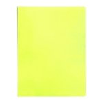 Cartella Liderpapel A4 con 40 Buste Trasparenti Giallo Fluorescente