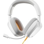 Casque Glorious GHS Eternal filaire jack 3,5 mm gaming micro amovible blanc