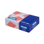 Caja de 24 Gomas de Borrar Nata 624 Milan con Celofán Rosa