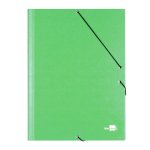 Cartella Classificatrice Liderpapel Formato Folio Prolungato Chiusura Gomma Cartone Verde Chiaro