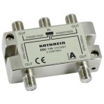 Signalteiler Kathrein EBC 114 für Koaxkabel 5-2400 MHz Silber