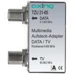 Combinador de Cables Axing TZU 21-65 5-1006 MHz Conectores F/IEC