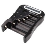 Medidor de energia e bateria Ansmann 1900-0037 Preto